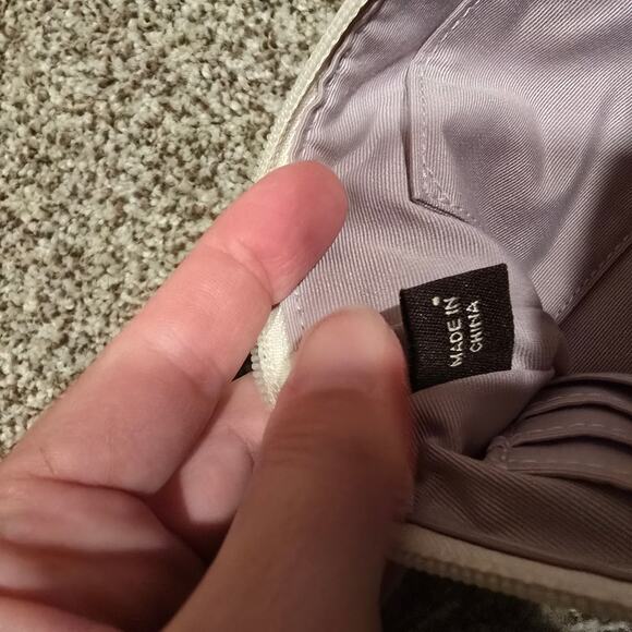 Coach Beige Purple & Blue Zip Wristlet Purse - Picture 7 of 8